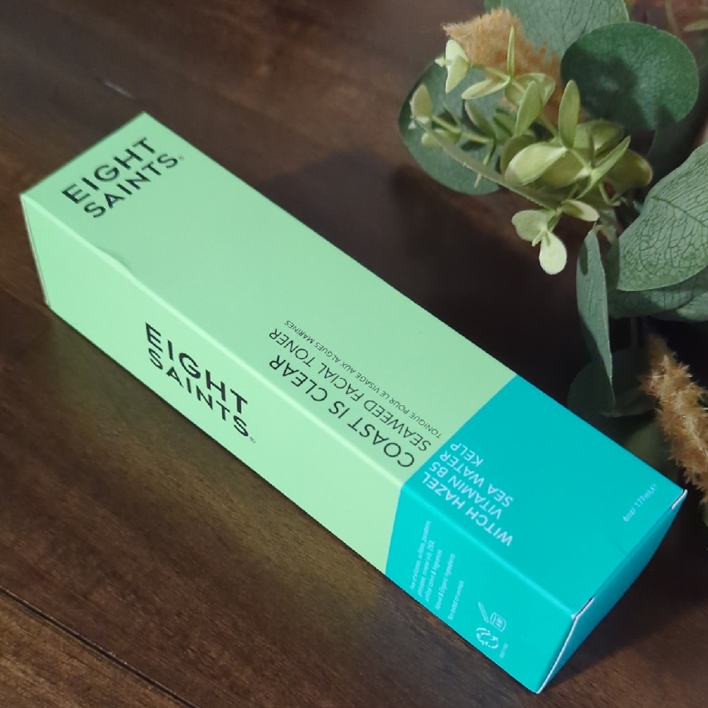 Eight Saints Coast Is Clear Toner Faciel Spray With Kelp And Seawater NIB